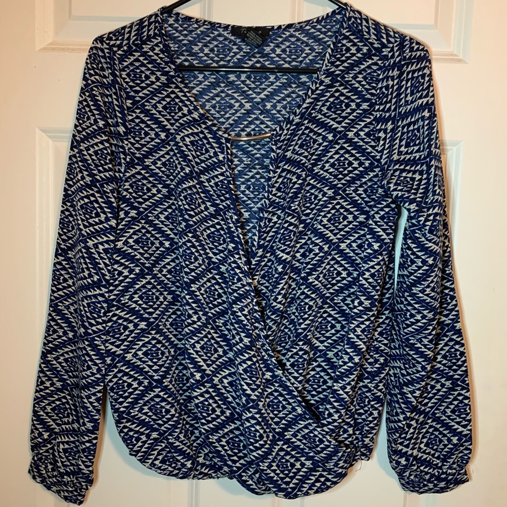 Long sleeve blouse